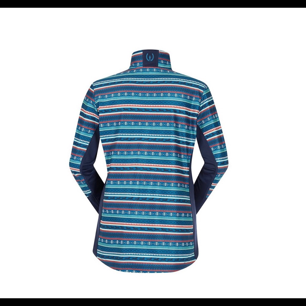 Kerrits Fair Isle Fleece Tech Top - Navy - Picture 2 of 5